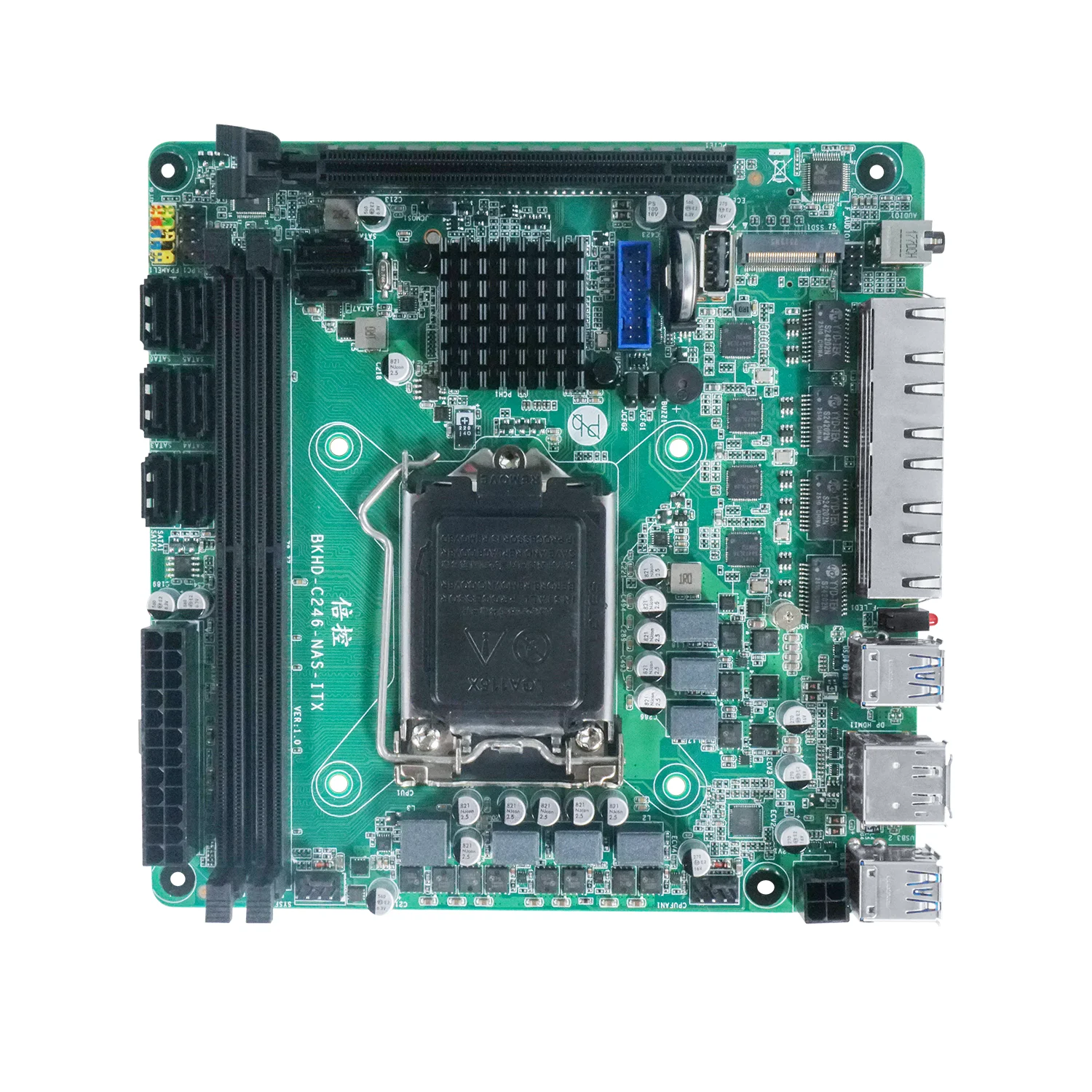 Płyta główna C246 NAS 8 SATA 3 – Nas Motherboard 8 Sata Mini Itx recenzja i cena