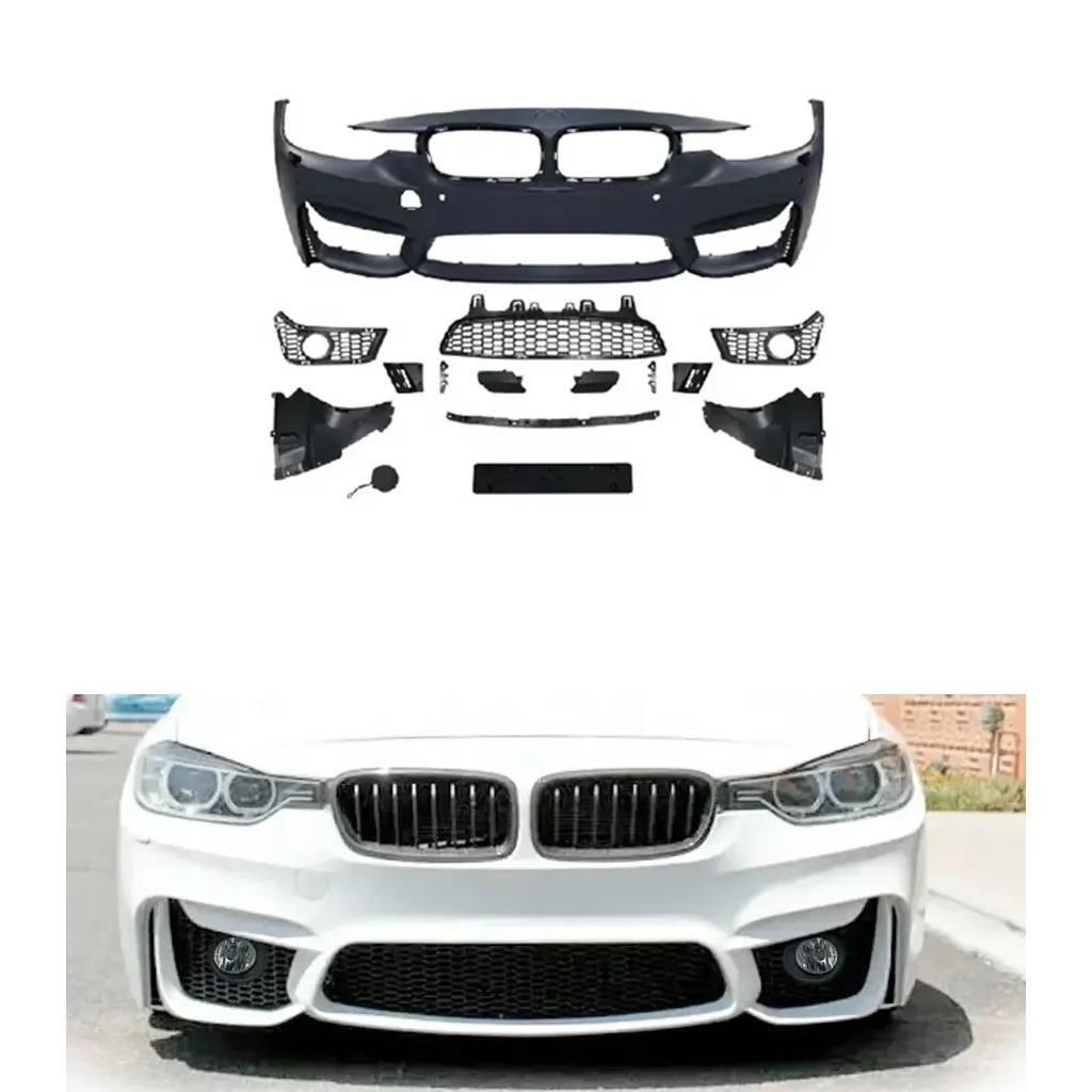 

For F30 3-Series M3 Style Front Bumper 2013-2018