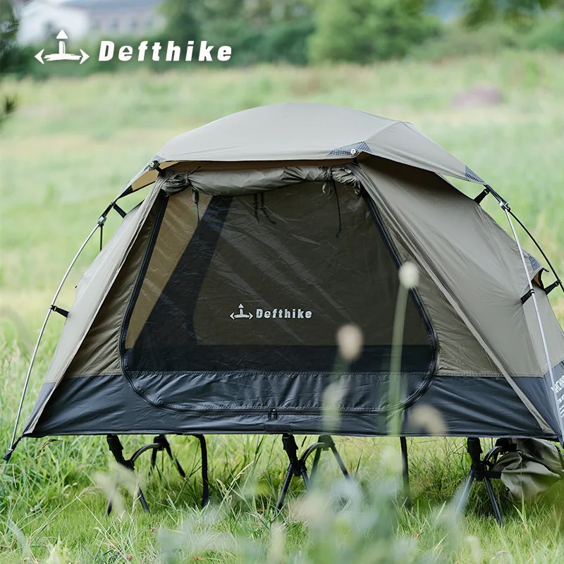 

Difeike Oasis Integrated Outdoor Exquisite Camp Bed Ground Portable Waterproof Single Fishing Tent