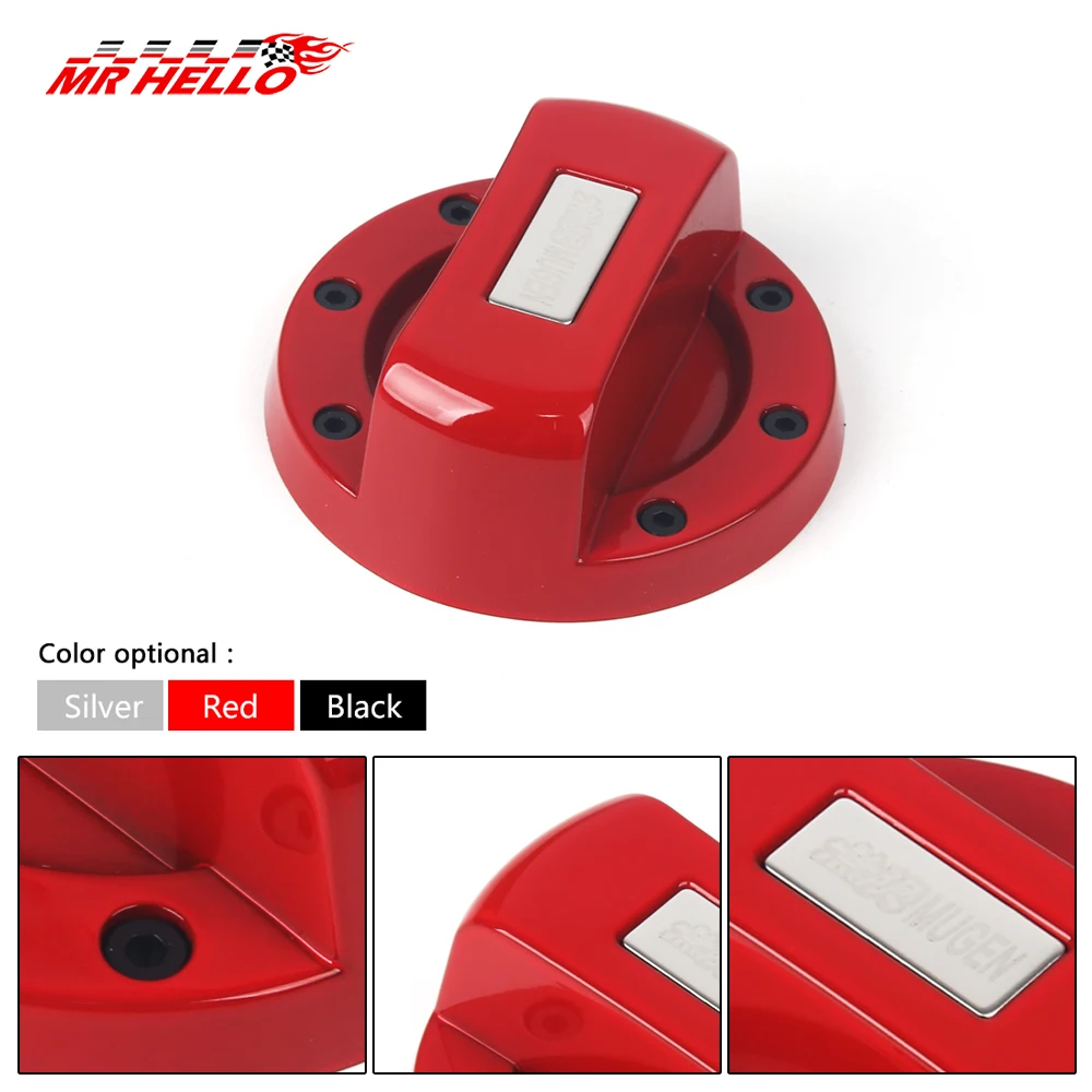 MUGEN Gas Fuel Oil Tank Cover Cap Auto Oil Filler Modification For Honda Civic Accord JAZZ FIT EK