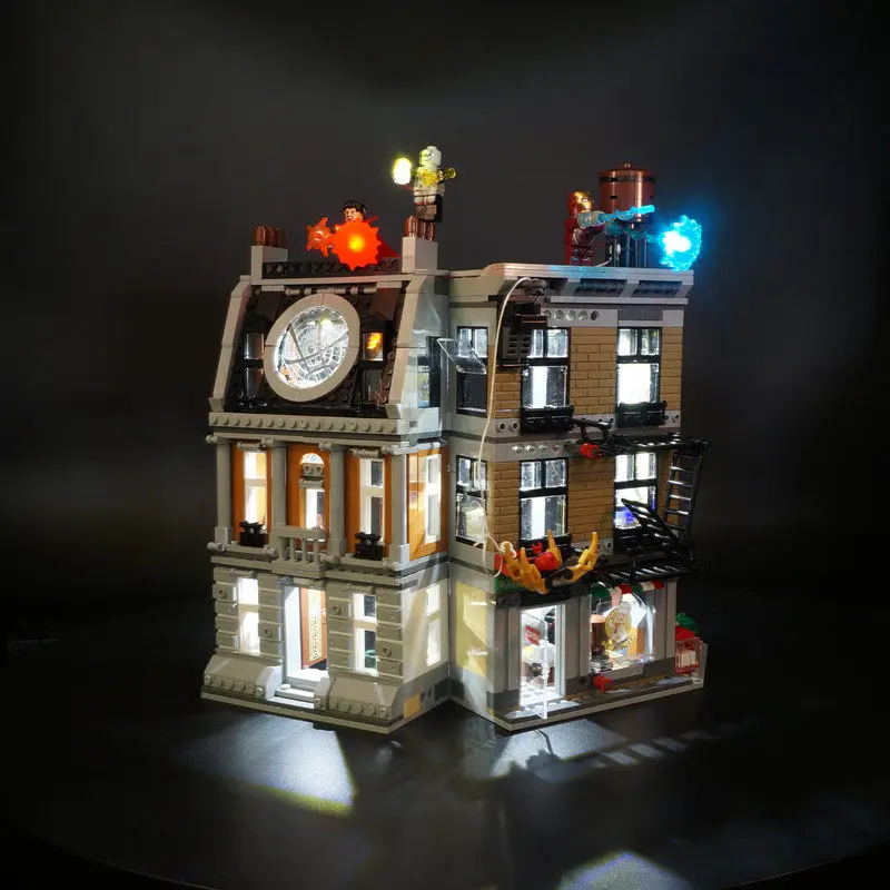 Набор светодиодного освещения, подходящий для конструктора LEGO Sanctum Sanctorum Showdown 76108