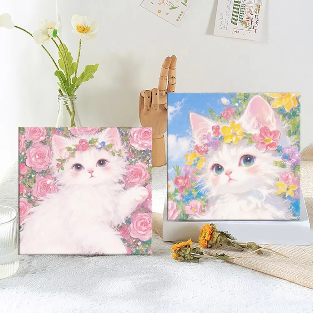 

Oil Painting By Number House Tree DIY Digital Oil Painting Scenery Drawing By Numbers Adults Kit Cat Handpainted Gift Home Decor