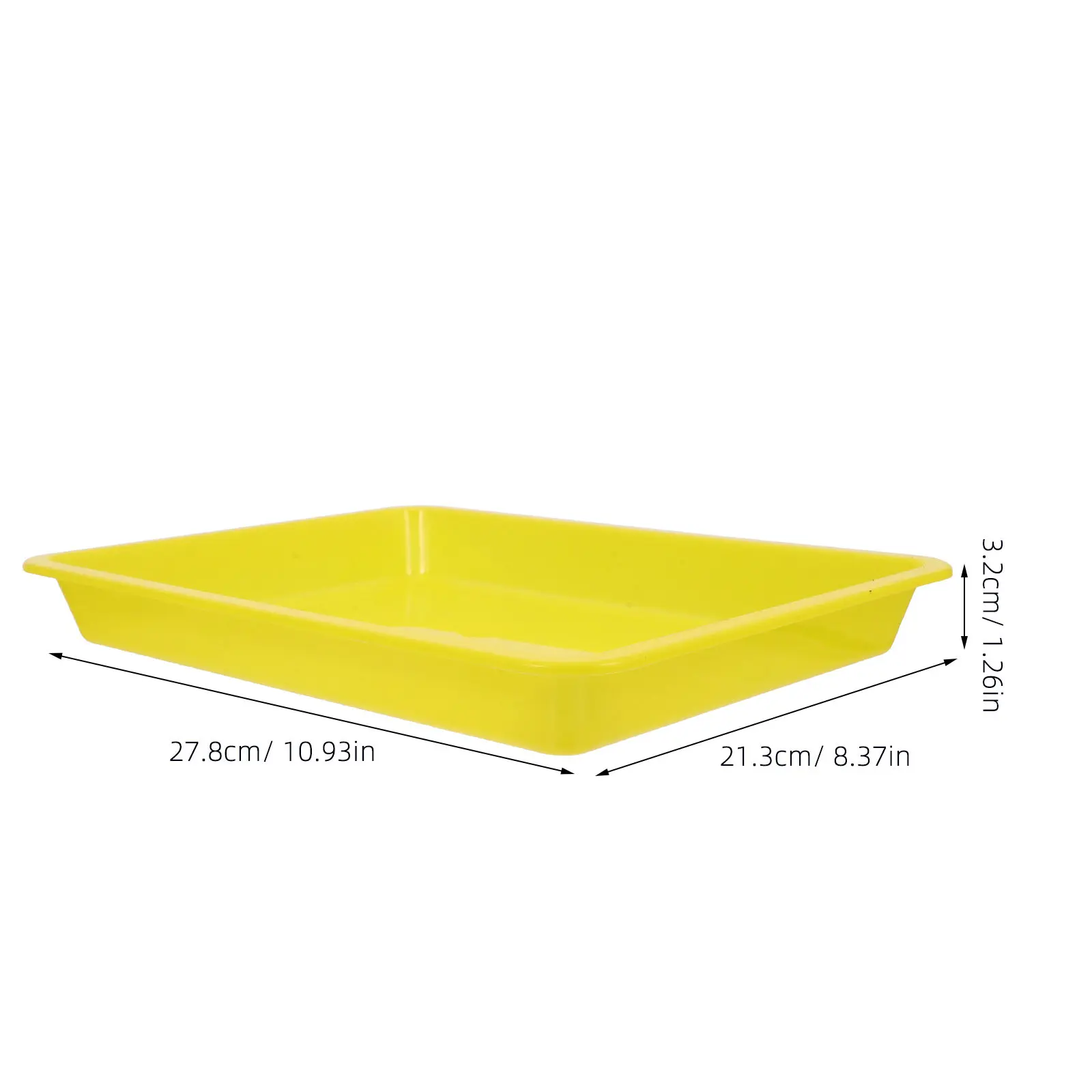 4Pcs Vibrant PP Plastic Storage Tray for Childrens Education Centers Art Projects Craft Organization Sand Sorting Activities