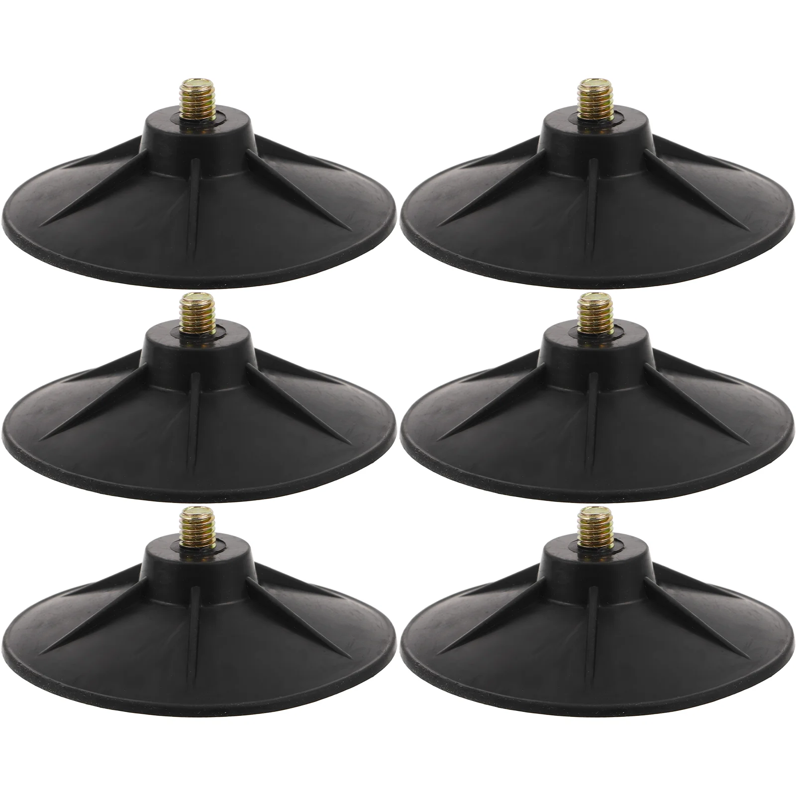 

6 Pcs Boxing Punching Bag Equipment Accessories Stand Weight Household Black Heavy Mount