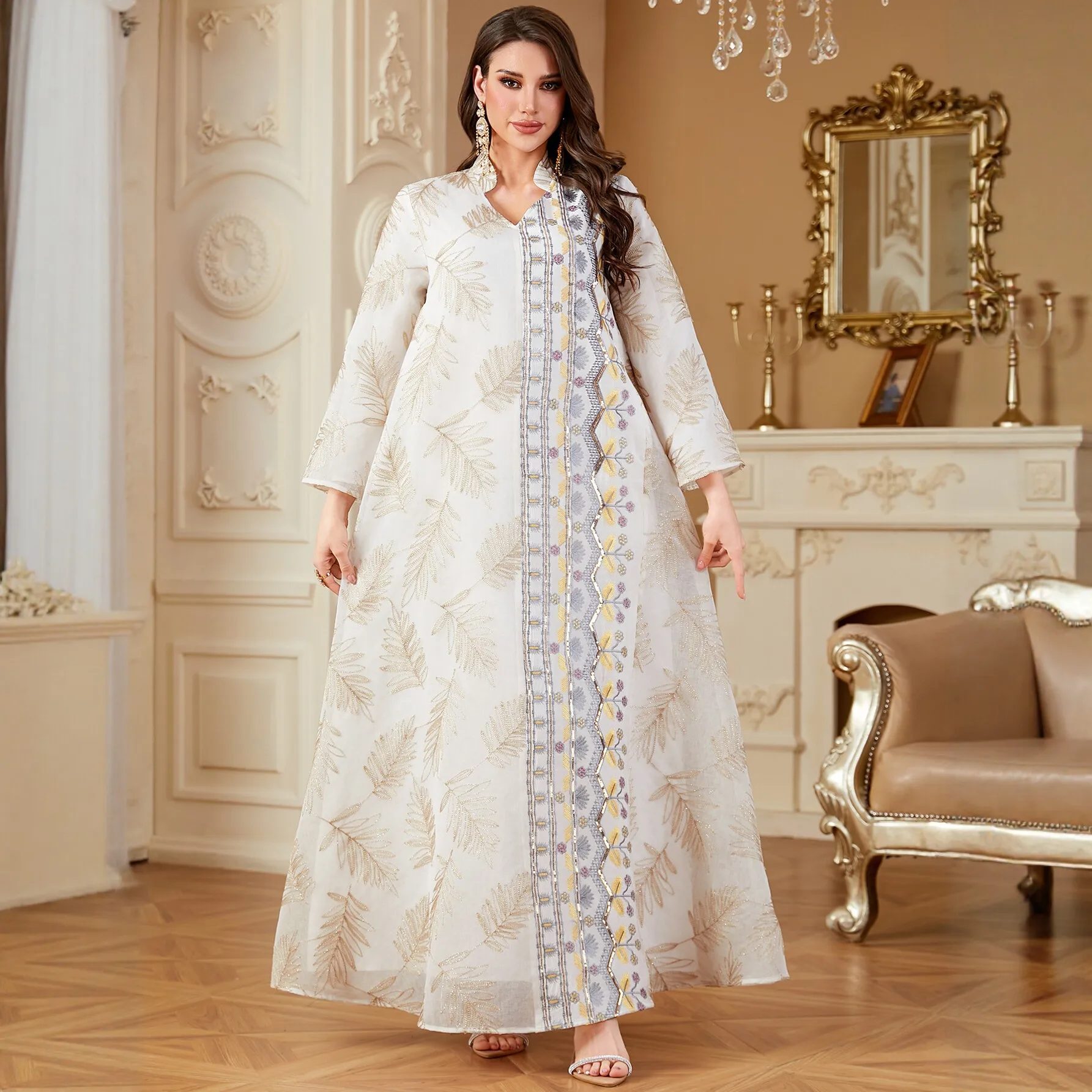 

Dress Women Jalabiya Eid Muslim Abaya Party Dresses Embroidery Arab Long Robe Morocco Dubai Abayas Kaftan Ramadan Vestidos 2026