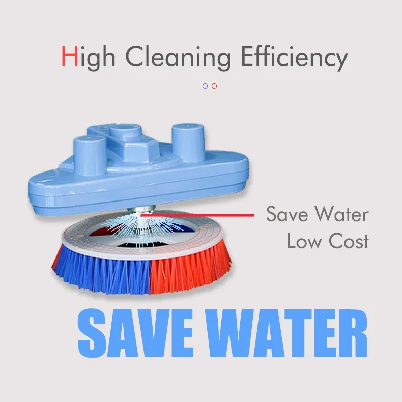 Automatic 3.5m 5.5m 7.5m Cleaning Electric Telescopic Solar Panel Machine Robot Equipment Rotary Brush