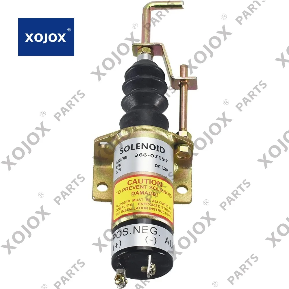 

xojox ‎ Запчасти для грузовиков zt, 12 В постоянного тока, соленоид отключения подачи топлива 1502-12C7U2B2S1 366-07197 SA-3405T для серии Lister Petter LPWS LPWT
