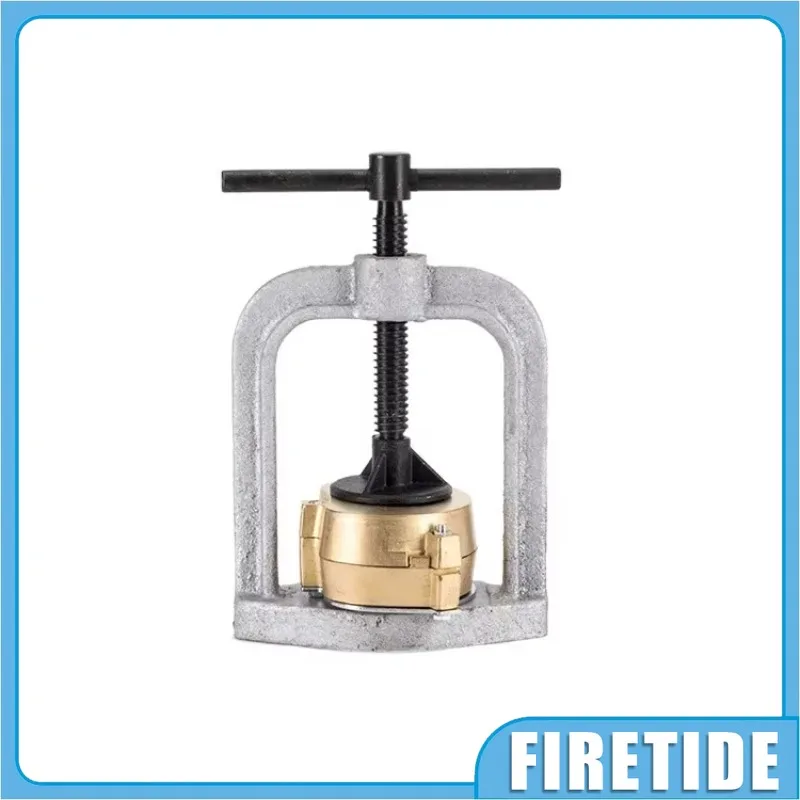 Forged Brass Double‑Layer Dental Lab Press Machine, Flask Clamp Compressor For Denture Fabrication Lab Processing Equipment