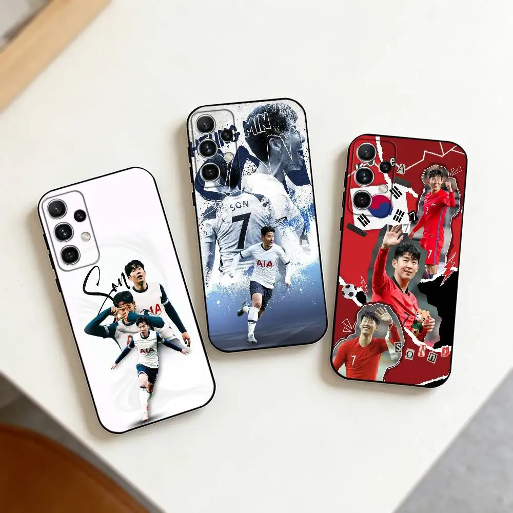 Pride of Asia S-Son Heung-min    Phone Case For Samsung S25,S24,S21,S22,S23,S30,Ultra,S20,Plus,Fe,Note,10,9,5G Black Cover