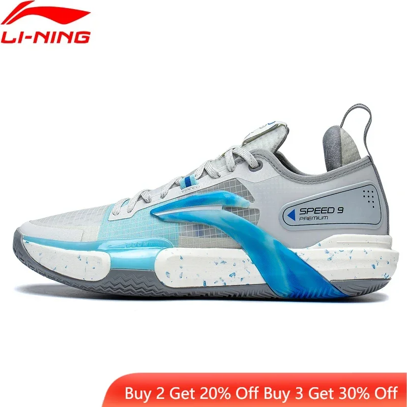 Li-Ning Men SPEED IX PREMIUM Professional Basketball Shoes COOL SHELL LIGHT FOAM PLUS LiNing BOOM Sneakers Sport Shoes ABAT023