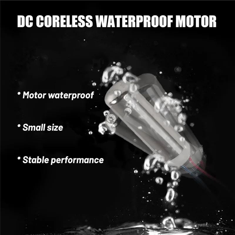 ABKJ-6PCS DC Corelessvibration Motor 7X25mm Waterproof Vibration Motor 1-6V 8000-2000RPM Suitable For Vibration Equipment