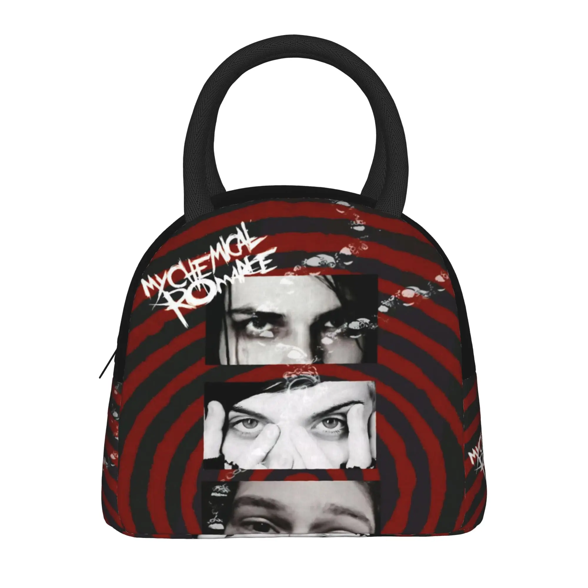 

Сумка для обеда MCR My Chemical Romance Band, школьная сумка для обеда для женщин, модная дизайнерская сумка-тоут для еды, портативная сумка-холодильник из оксфордской ткани
