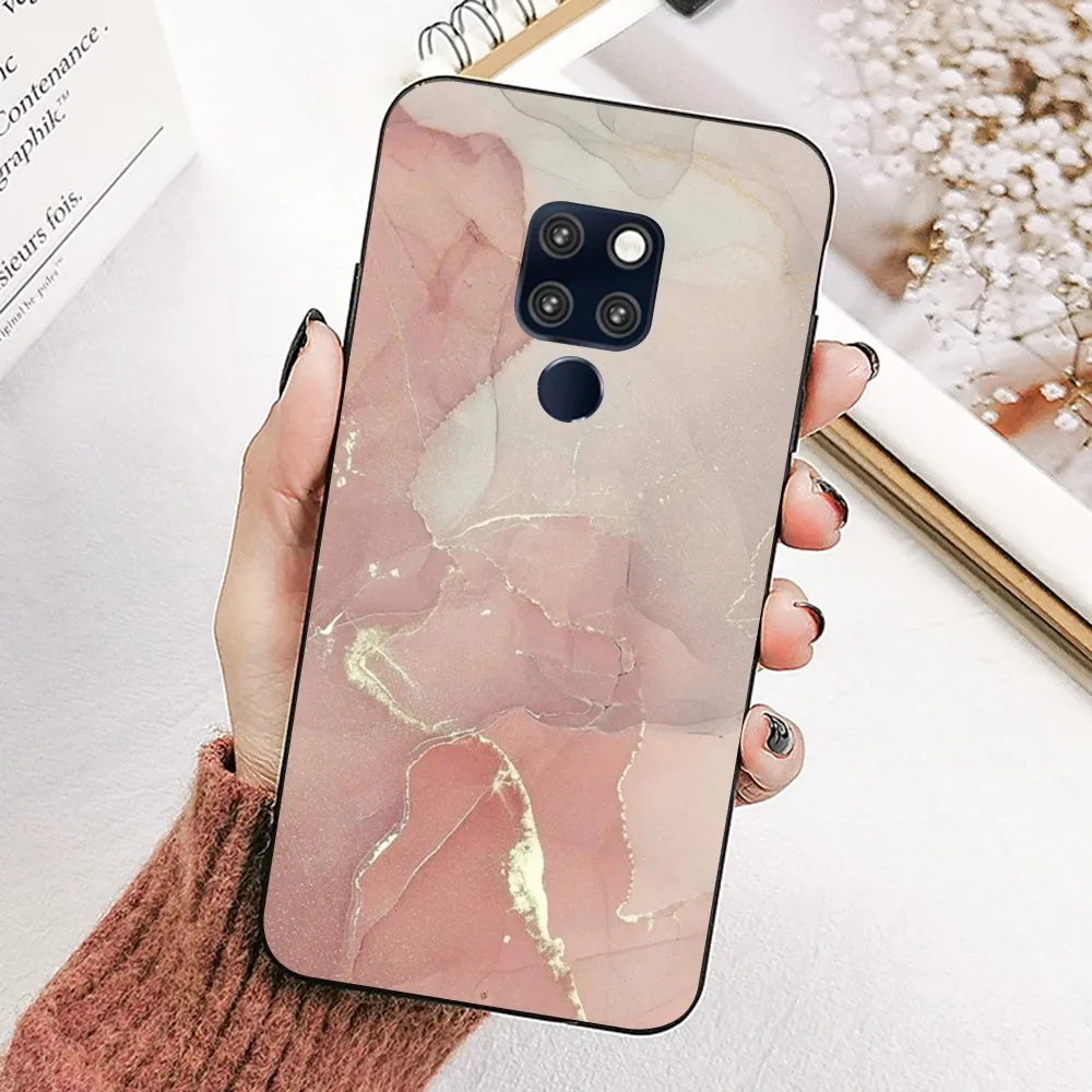 Fashion Marble Phone Case For Huawei Mate 10 20 30 40 50 Lite Pro Nova 3 3i 5 6 SE 7 Pro 7SE