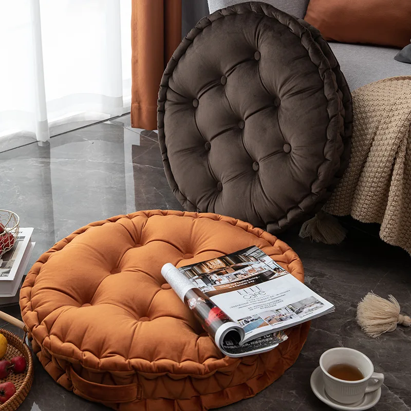 Japanese Japanese Tatami Floor Pouf Cushion, Thick Hip Protection Lazy Seat Pad, Fabric Meditation Cushion for Sofa Bay Window Home - Aliexpress Deal