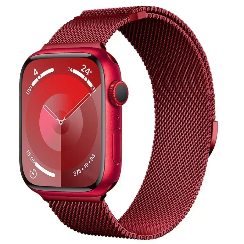 Milanese band voor Apple Watch Band Ultra 2 49 mm 44 mm 40 mm 45 mm 41 mm 38 mm 44 mm armband F of iWatch serie 9 3 6 5 SE 7 8 band