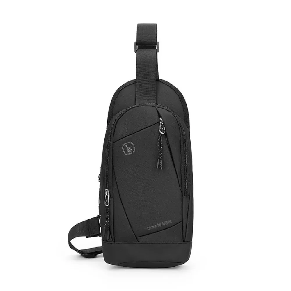 Повседневная мужская нагрудная сумка, многофункциональная сумка через плечо большой вместимости, легкая сумка на одно плечо