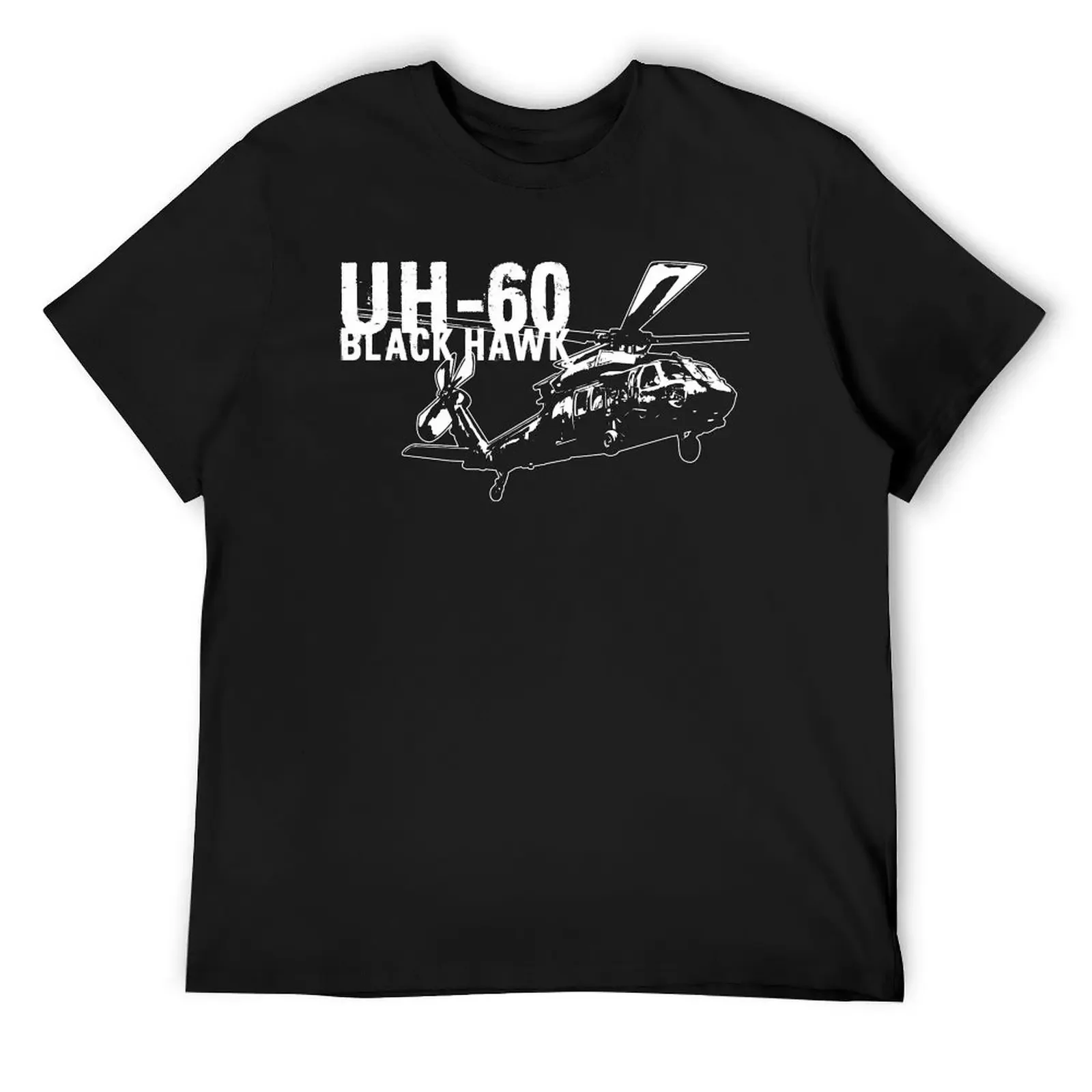 

UH-60 Black Hawk T-Shirt blue archive hippie clothes boys whites luxury clothing labubu designer t shirt men