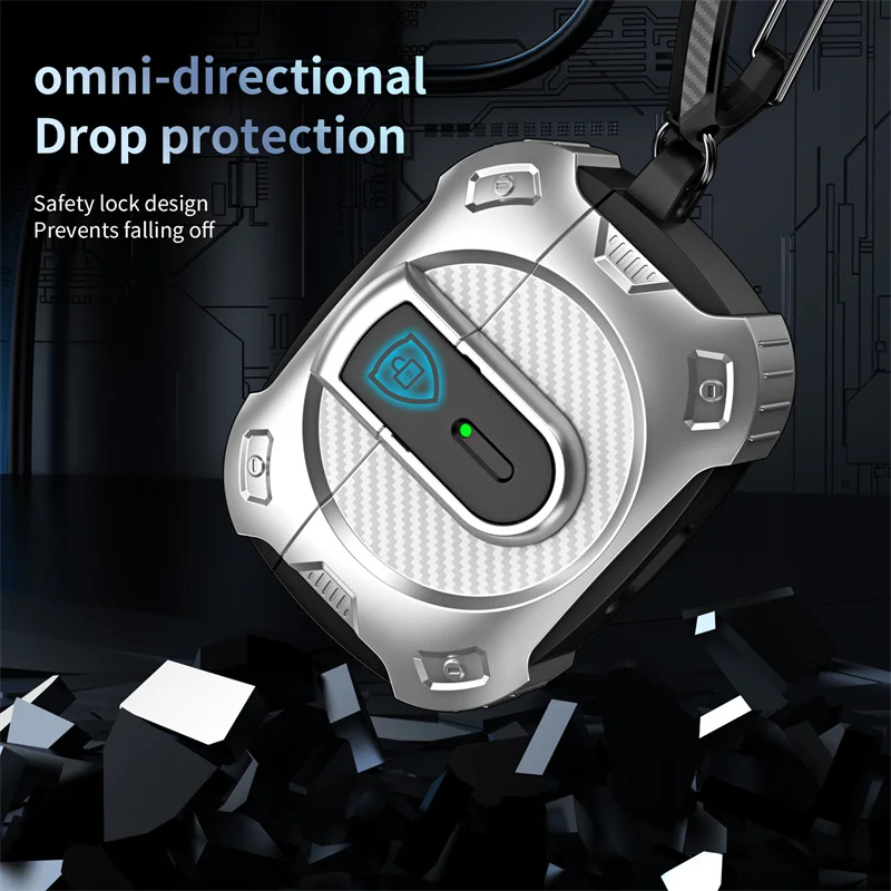 

Earphone Case for AirPods 4 Gen Pro 2 Headphone Protective Cover for AirPods 3 Generation Shockproof Anti-fall Protector Sleeve