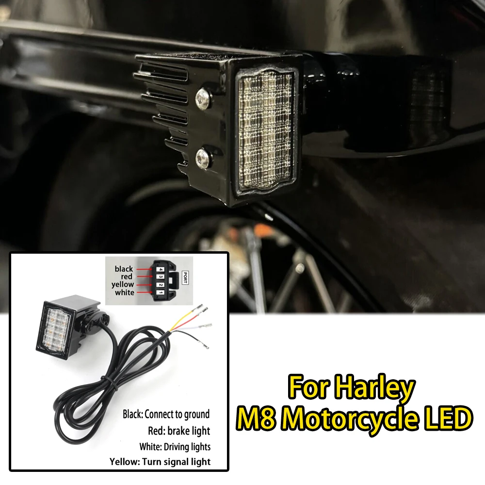 

Светодиодный задний фонарь 3-в-1 (стоп-сигнал и указатель поворота) для Harley M8 Softail, Low Rider S, Street Bob, Breakout 117 FLSL