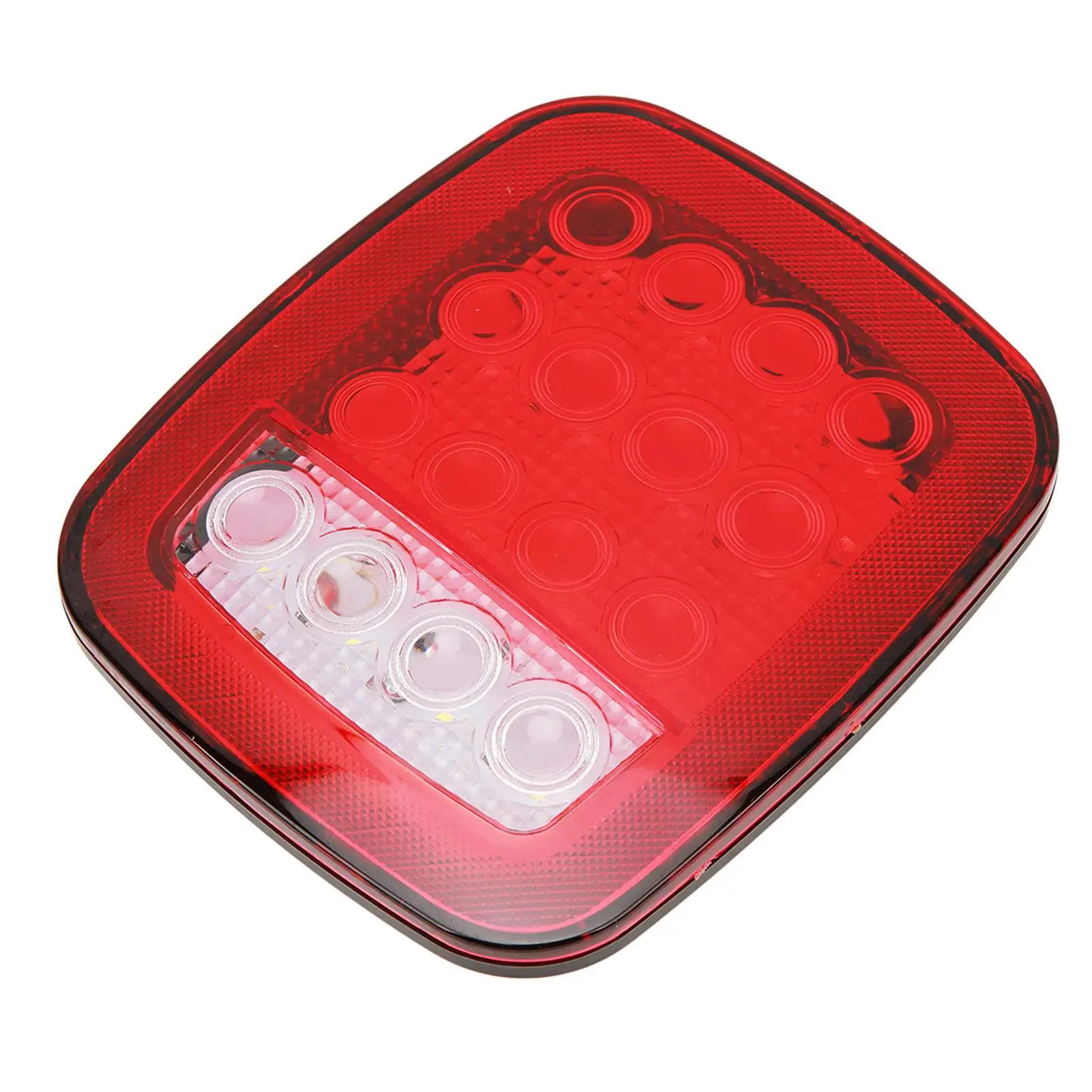 16 LED Trailer Tail Lights 12-24V Brake Stop Turn for Trucks Trailers Heavy Vehicle Plastic