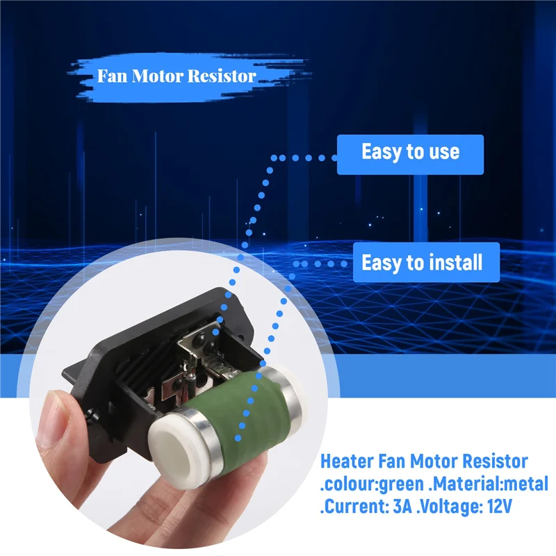 N26R-Radiator Heater Fan Motor Resistor For Fiat Alfa Romeo Bravo Coupe Punto Stilo 51736774 46533716
