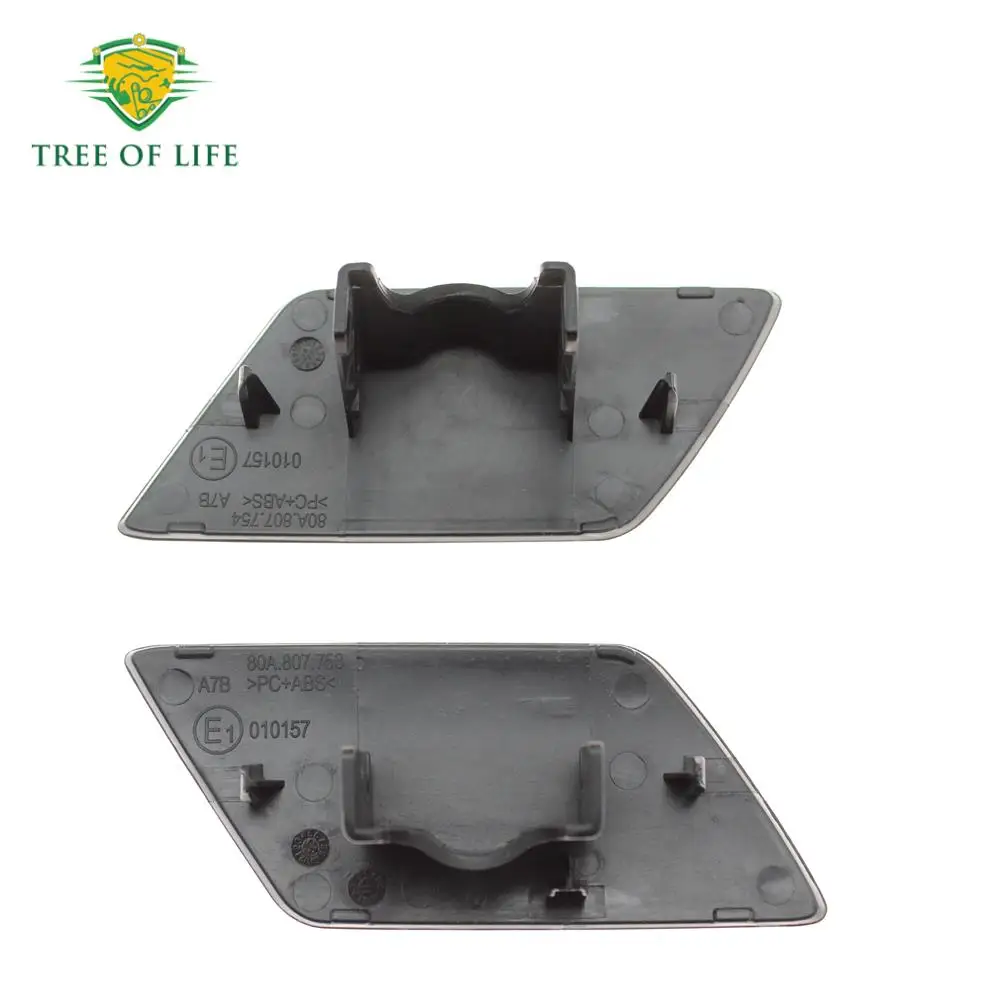 Front Bumper Headlight Cleaning Washer Spray Nozzle Jet Cover Cap For Audi Q5 2018 2019 2020 2021 L/R High-Quality