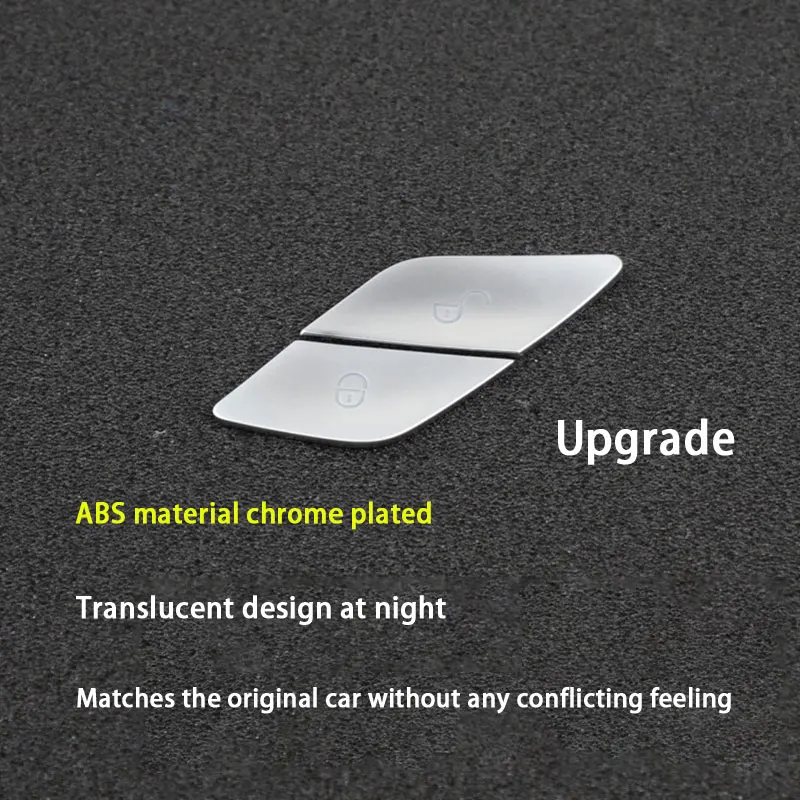 لمرسيدس بنز W213 W205 C E S الفئة W222 GLC X253 2015 2016-2019 2020 2021 مفتاح قفل الباب الأمامي للسيارة فتح زر الكسوة #5