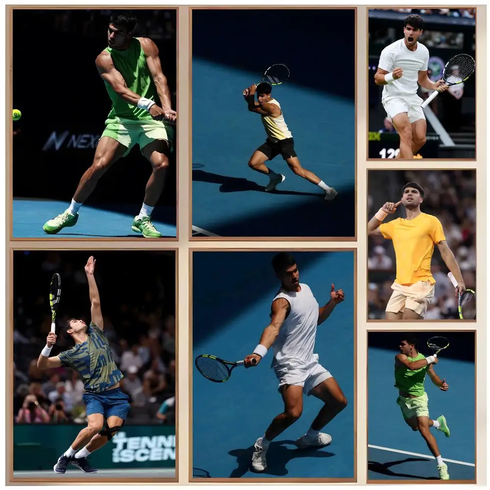 Athlete Portrait C-Carlos Alcaraz Poster  Classic Home Interior Design & Modern Wall Decor Art Collection