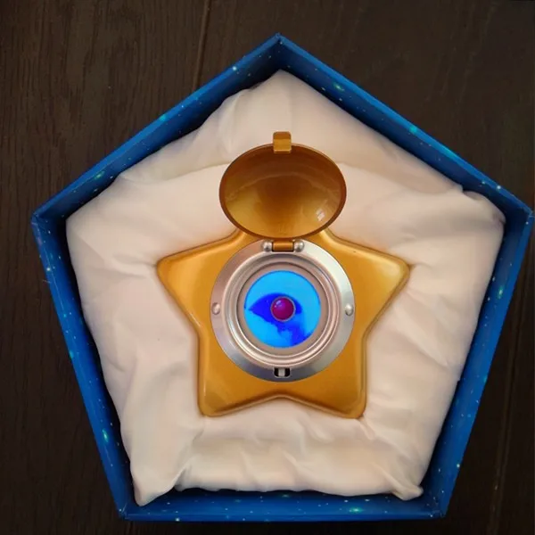 

Anime Sailor Moon Manga Resin Moonlight Memory Pentagram Star Locket Starlit Sky Music Box Cosplay Prop For Fans Collection Gift