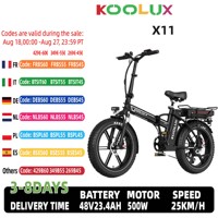 KOOLUX X11 Adult  Electric Bicycle Men's E-City ebike City 500-700W 48V 23.4Ah Battery 20\