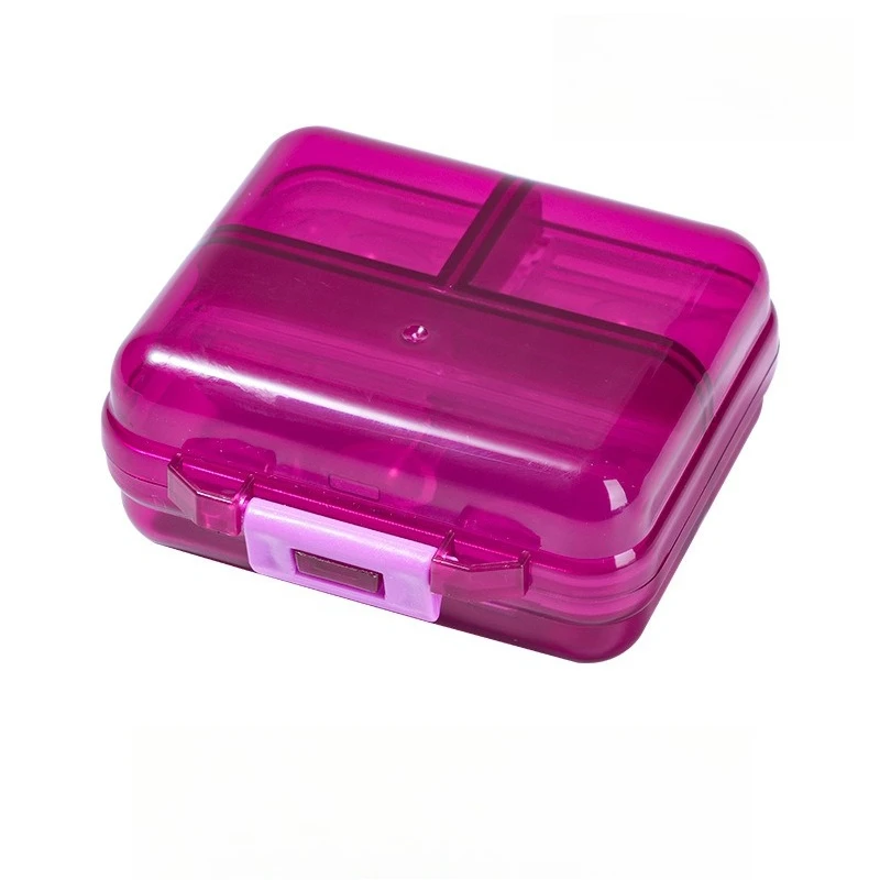 Tragbarer Reise-Pillen-Organizer, feuchtigkeitsbeständige Pillenbox, Mini-Medikamenten-Vitamin-Aufbewahrungsbox für Tasche, Handtasche, Outdoor und den täglichen Gebrauch. – Detail 7