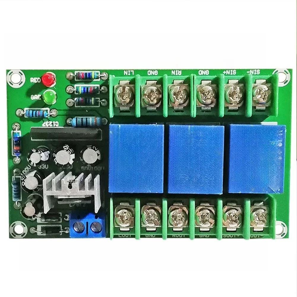 2.1 Channel 600W Speaker Protection Board Module With 3 Relays Delay DC Detector For Amplifier Audio System DIY Accessories