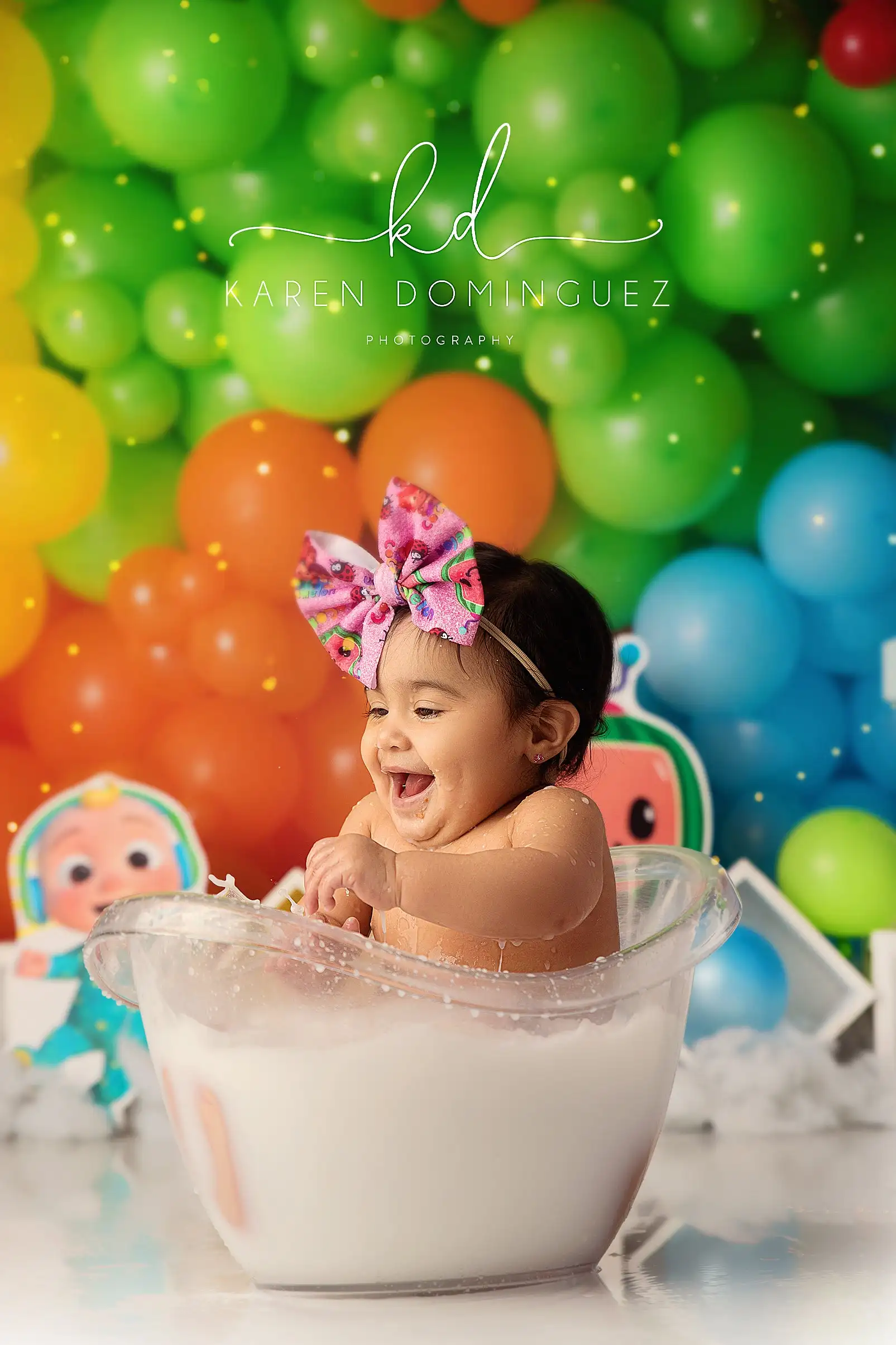 Primary Balloon Wall Backdrops Kids Baby Birthday Cake Smash Photocall Decors Colorful Balloons Backgrounds