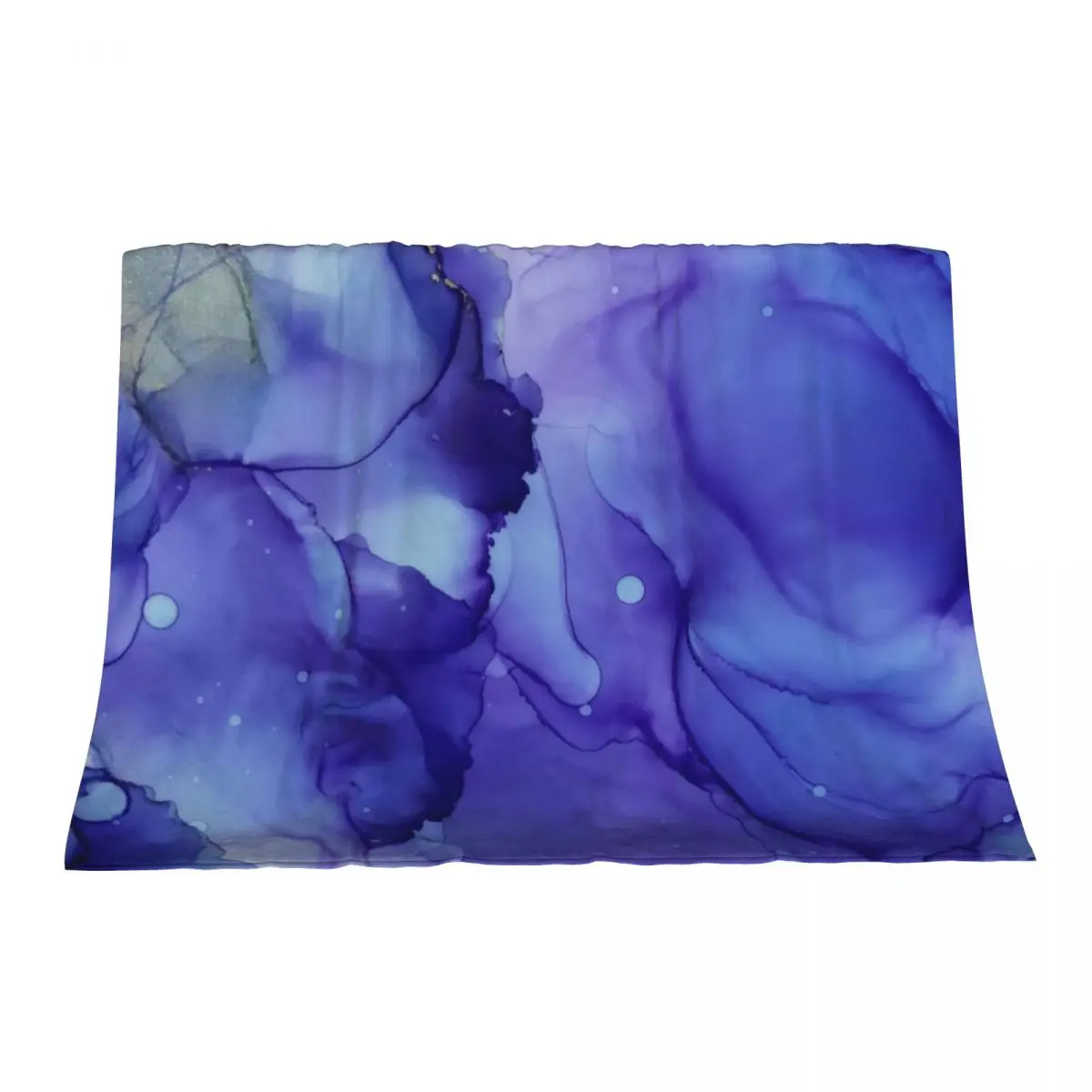 

Indigo Clouds Throw Blanket for sofa Summer Luxury Blankets