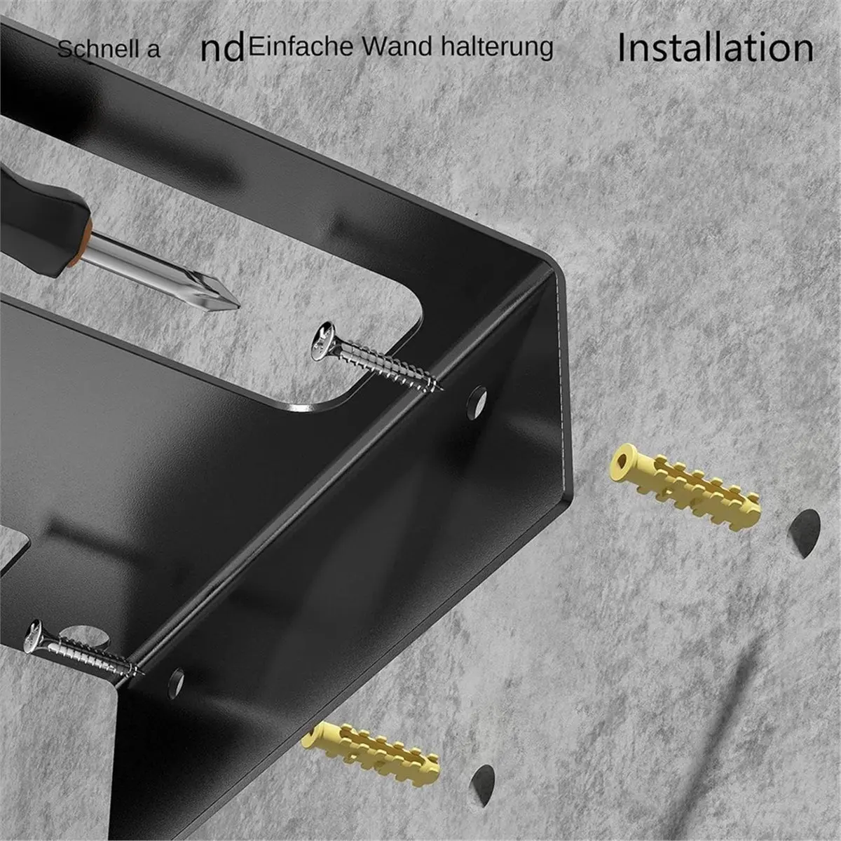 Heavy Duty Carbon Steel Circular Saw Wall Mount Bracket, Power Tool Storage Rack for Workshop 21x11.5x15cm