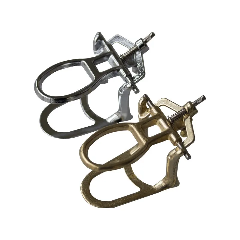 

1 шт., стоматологическая рамка для укуса из цинкового сплава, простая рамка для зубных протезов, большая, средняя, маленькая рамка для укуса цинка