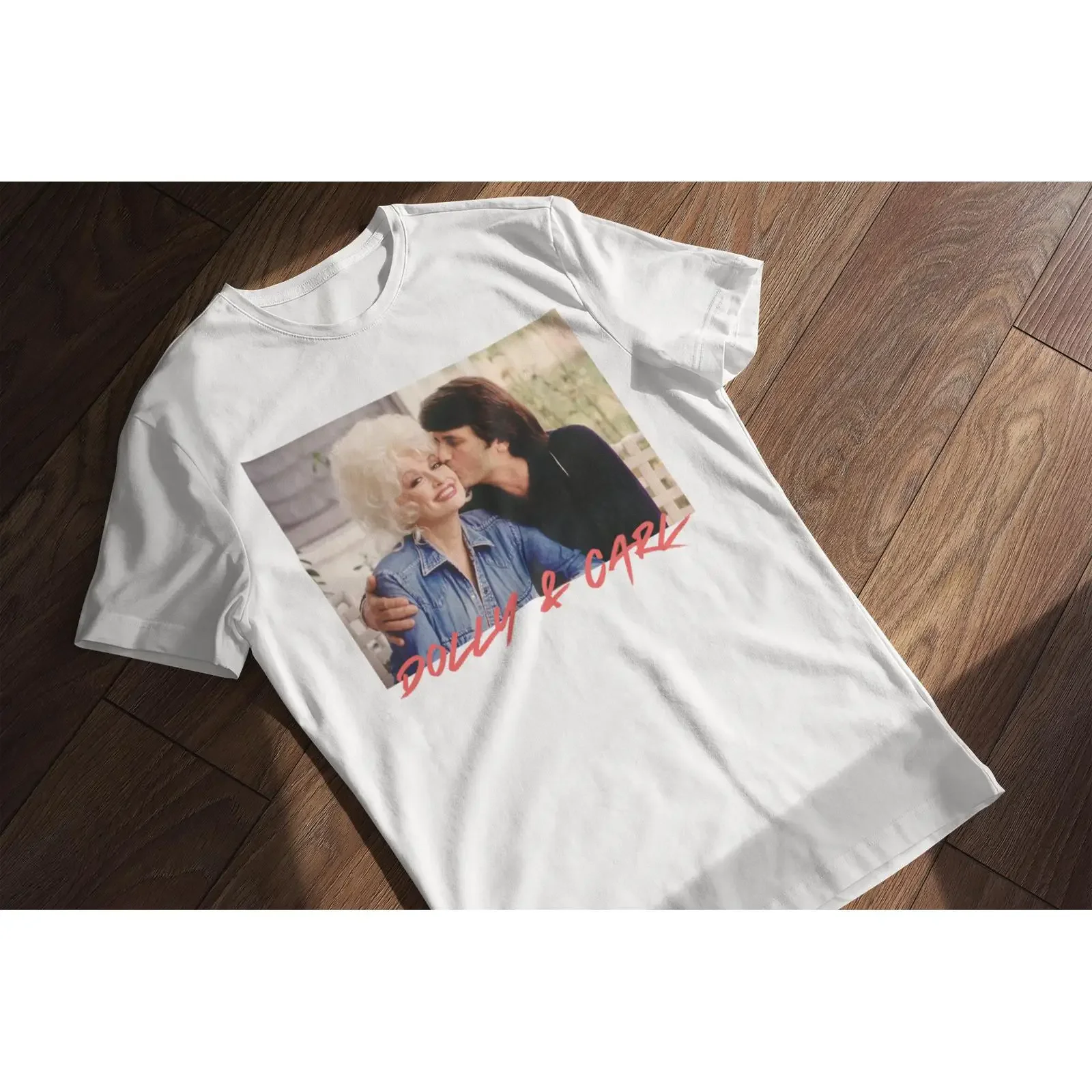 Dolly Carl Dean Vintage Style T Shirt Country Music Fan Retro Couple vintage Washed Casual Soft Versatile graphic fashion