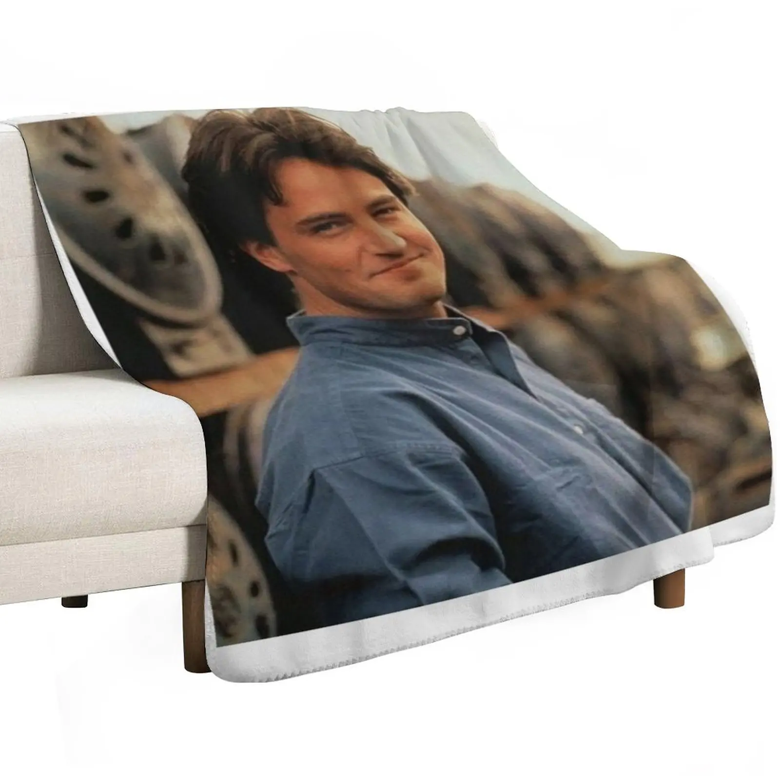 Matthew Perry Throw Blanket Blankets Sofas Of Decoration for winter Personalized Gift Decorative Sofa Bed Beautifuls Blankets
