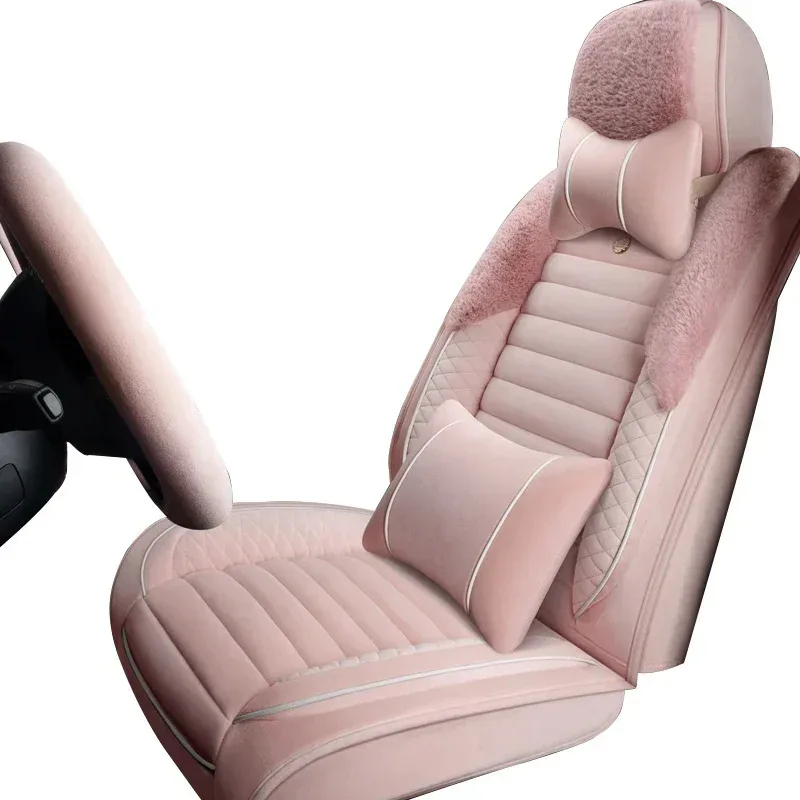 

Luxury Full Set 5D Lady Car Seat Cover For Beautiful Multi-color Warm