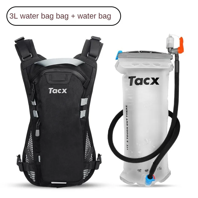 

Tacx Bicycle Motorcycle Water Bag Riding Backpack Outdoor Hiking Backpack 3L Hiking Water Bag Lightweight Wear-resistant