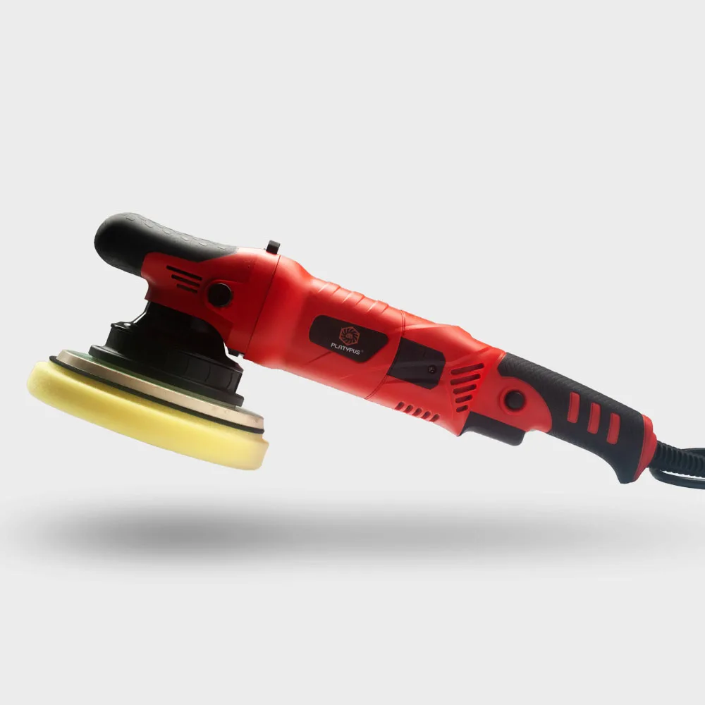 

Orbital Car Polisher 8mm Heavy-Duty Electric Platypus Forced Rotation System 1200W 5-in 6-in Pad Ceramic Coating Detailing GA101
