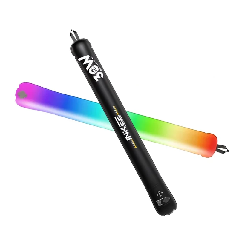 

[Доставка из США] INKEE GCA30C 30W RGB Tube Light 2000k-10000k Надувная портативная светодиодная лампа-стик для подсветки