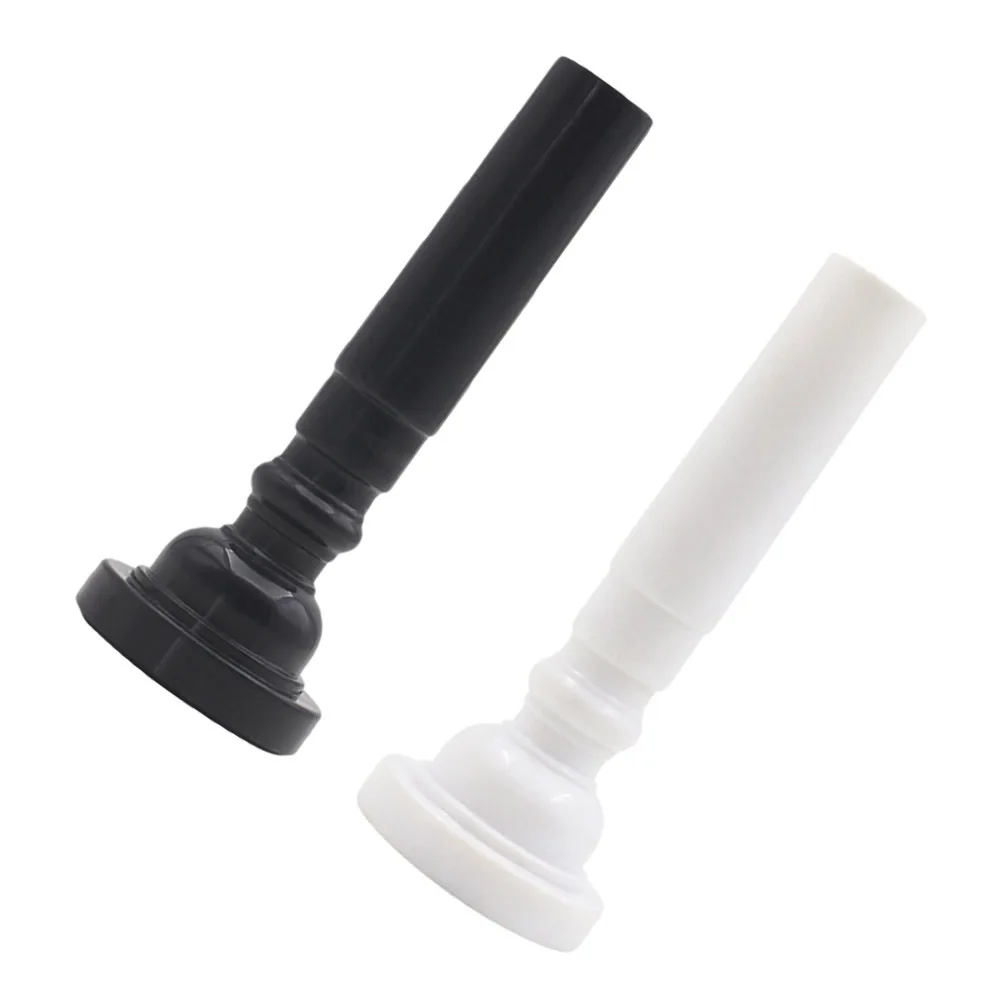 

2Pcs Trumpet Mouth Replacements Durable Plastic Parts Easy to Install for Musical Instrument Accessory Practice Training Tool