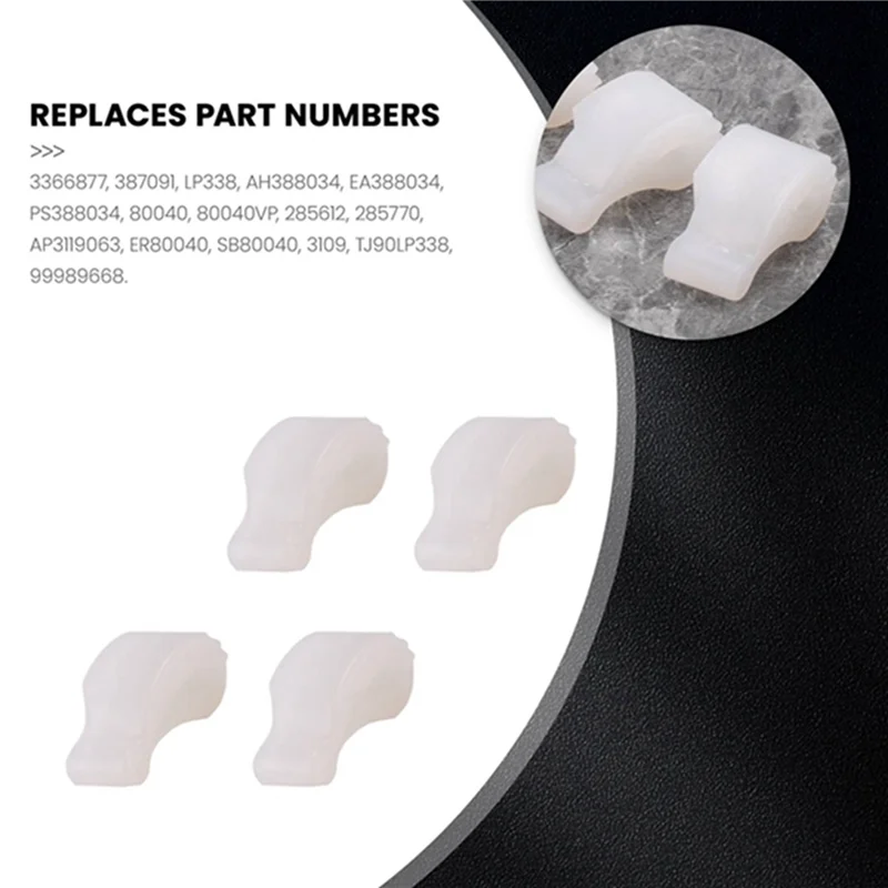 

N04R 72X 80040 285612 Washer Agitator Dogs Replacement Kit Exact Fit For Whirlpool & Kenmore Washers - Replaces 285770