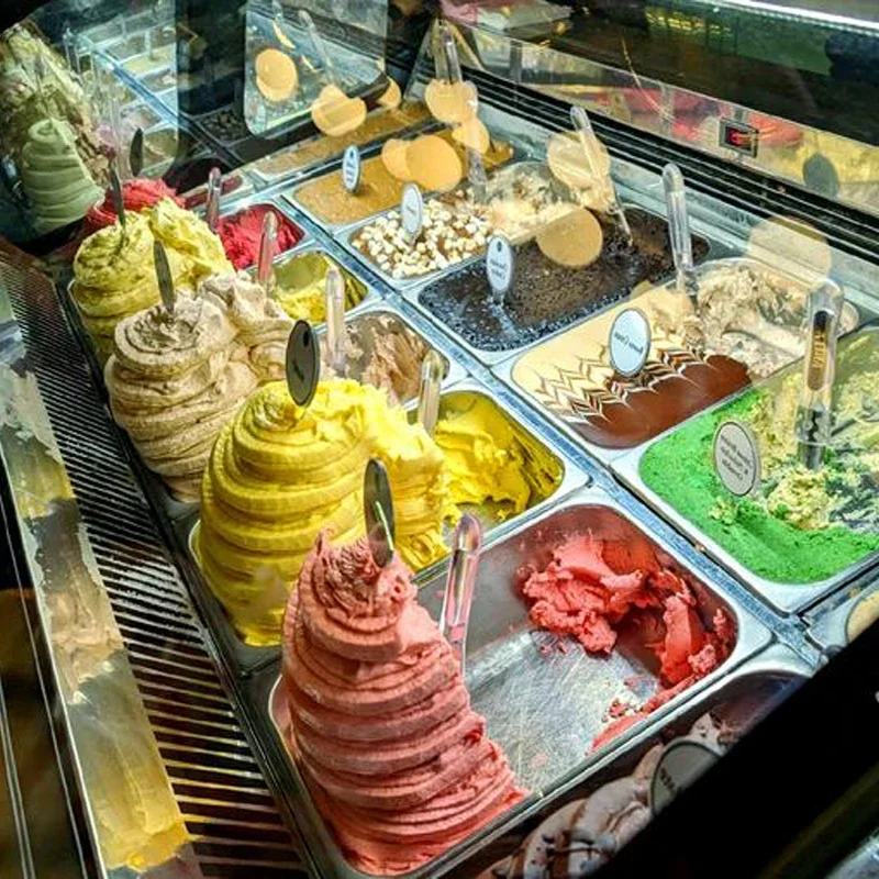 CHKJ Different Capacity Cold showcase Ice Cream Popsicle Display Fridge Popsicle Cabinet zer Machine Ice Cream Display Fridge