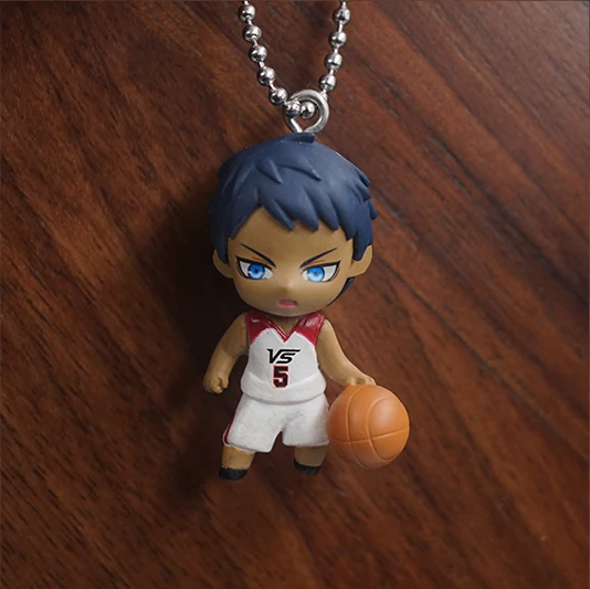 Basketball Anime's Basketball Aomine Daiki Atsushi Murasakibara Kise Ryota Takao Kazunari Kawaii Resin Kapsel Schlüsselanhänger