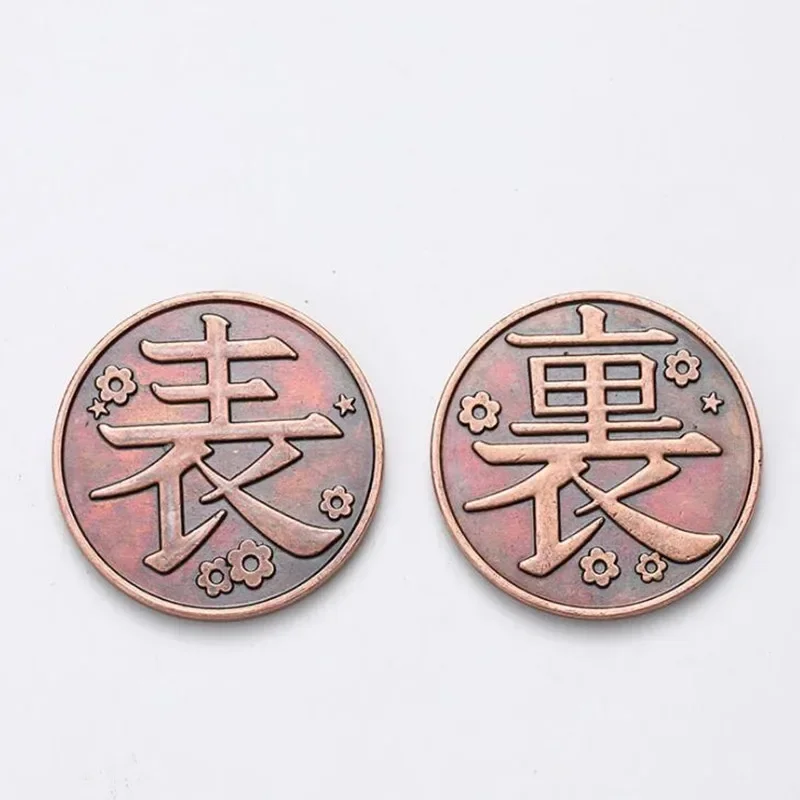 Anime Demon Slayer Kimetsu No Yaiba Tsuyuri Kanao Metal Coin Cosplay Prop Collection Accessories