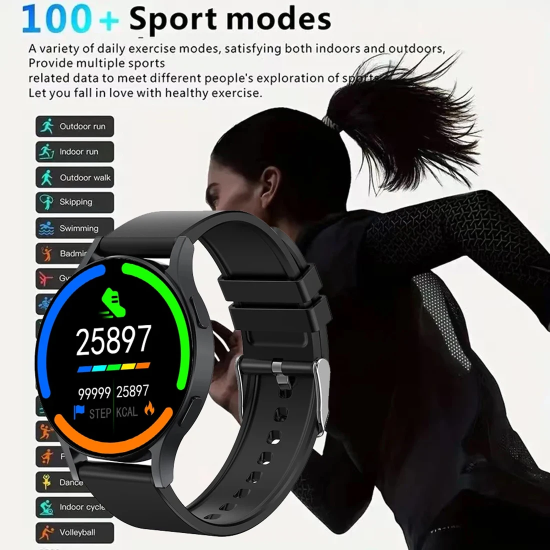 New Bluetooth Call Smart Watch For Galaxy Watch 6 Women Custom Dial Sports Fitness Tracker Heart Rate Smartwatch For Android IOS