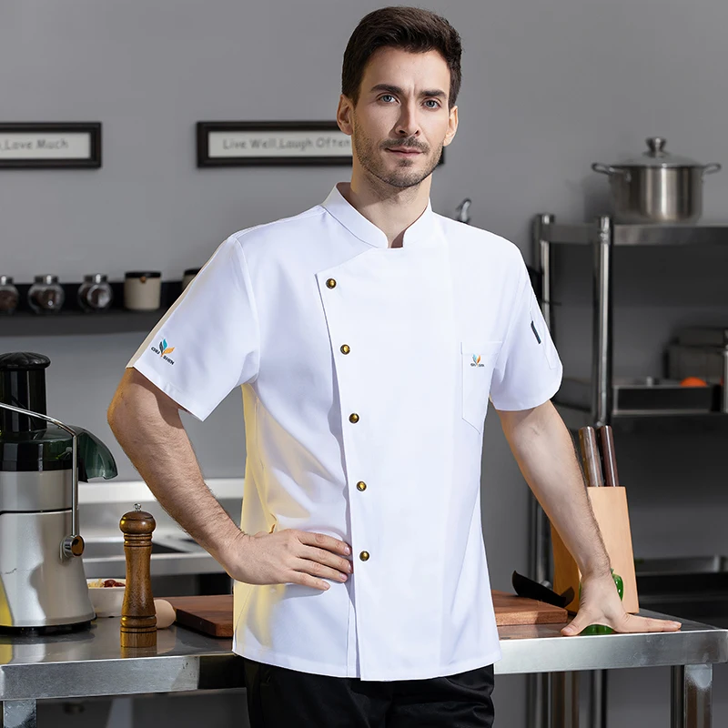 Одежда для кейтеринга, пальто для официанта, кухонная форма для обслуживания еды, рабочая одежда для приготовления пищи, куртка для шеф-повара, высококлассные Рабочие Комбинезоны для отелей