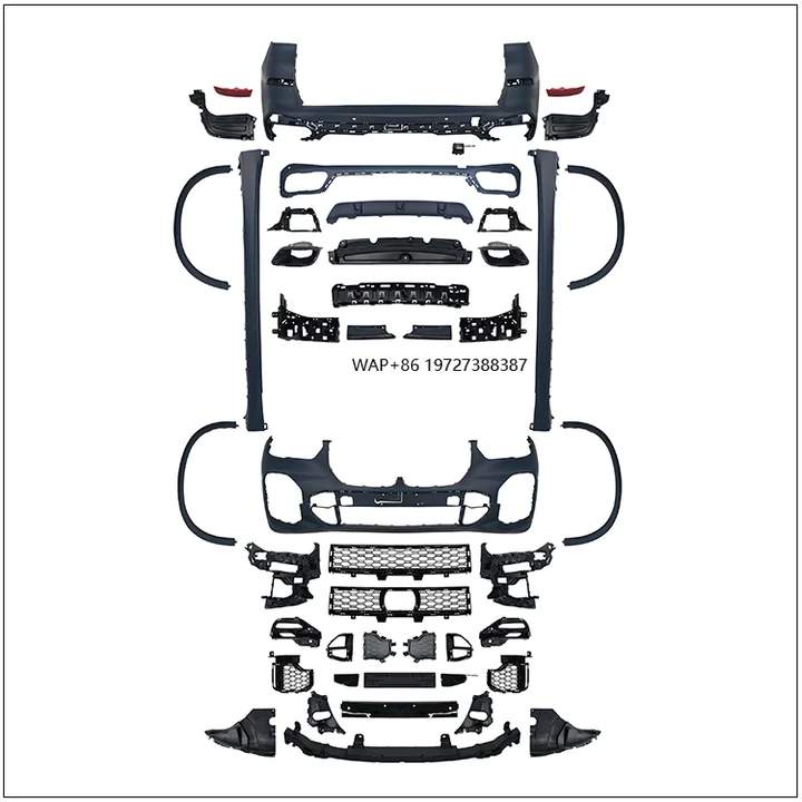 

2019-2022 X5 G05 Carbon Fiber Body Kit Newly upgraded front and rear car bumpers with side skirts for X5M auto parts